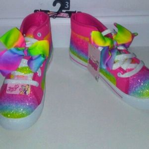 Jojo Siwa Girls shoes Size 3 NEON!